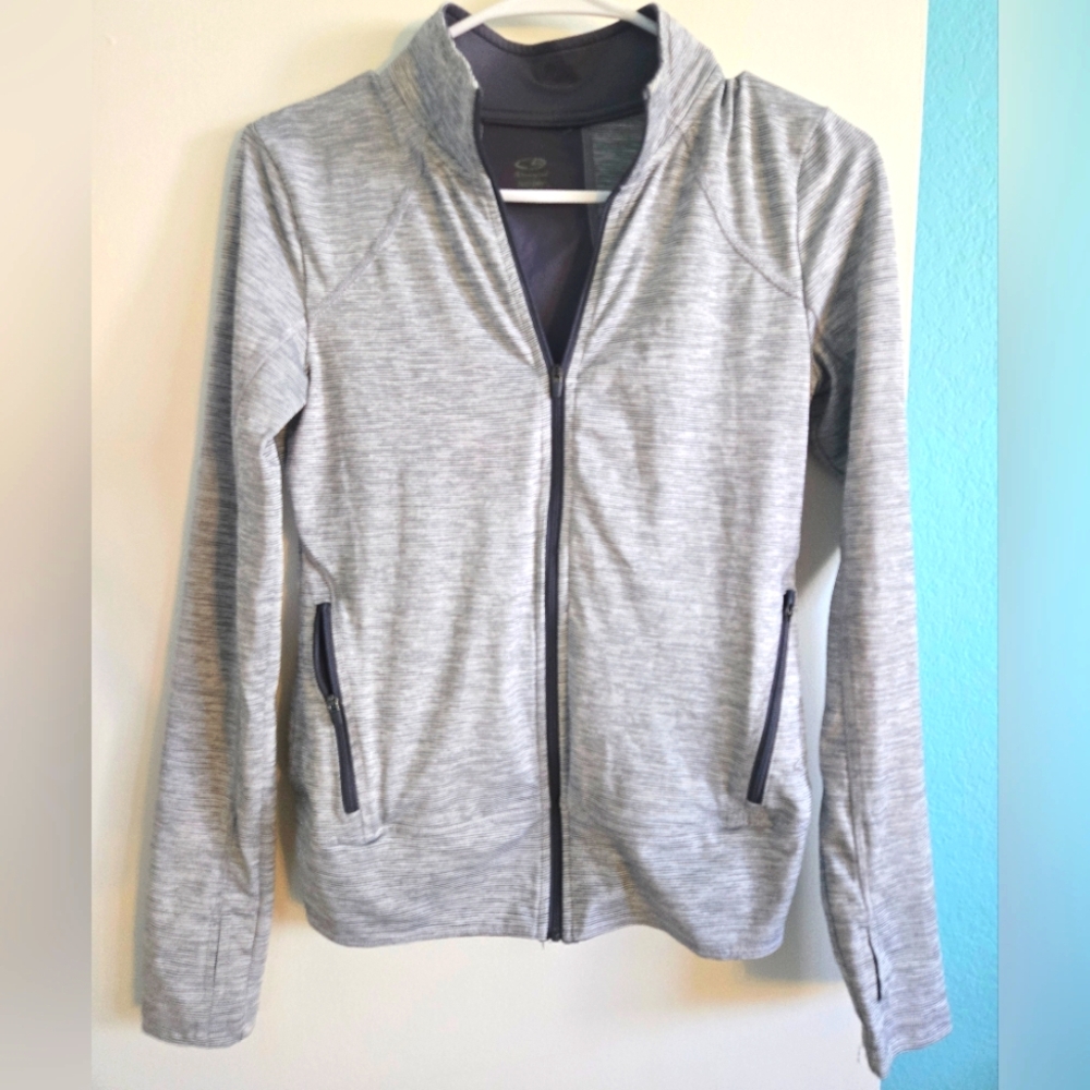 C9 by Champion Gray Athletic Jacket Size X-Small